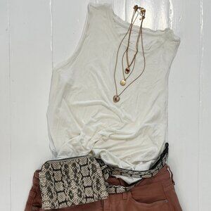 Tank Top and Shorts Outfit